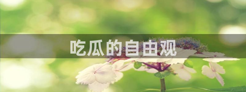 51吃瓜网每日榜单：吃瓜的自由观